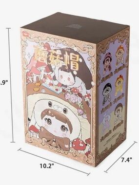 Nommi Mushroom Hat 400% Series 12.5" Kawaii Plush Doll Blind Box (1pc) sealed